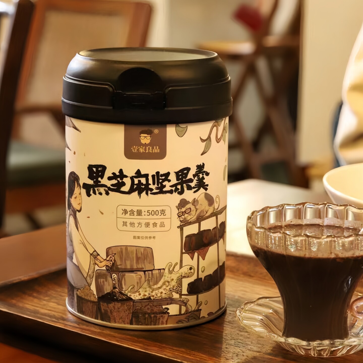 壹家良品黑芝麻坚果羹500g黑米魔芋粉红枣核桃粉怀山药粉代餐食品