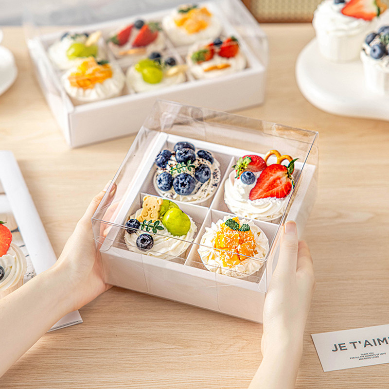 纸杯蛋糕包装盒四粒六6方形加厚马芬4手提单外带打包甜品透明生日,厨房/烹饪用具,点心包装盒/包装袋,淘宝优惠券,粉丝福利购,淘宝优惠卷