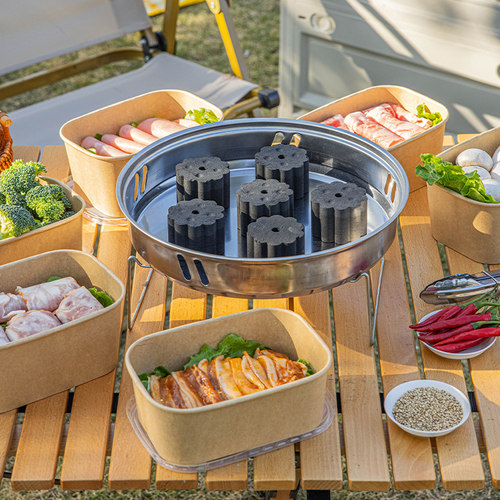 一次性围炉煮茶外带野餐烧烤炉子