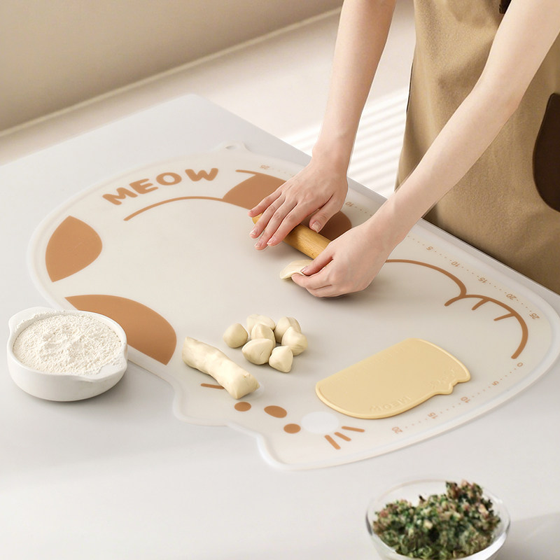 揉面垫加厚母婴液态硅胶面案板擀面杖做馒头包子的三件套烘焙家用