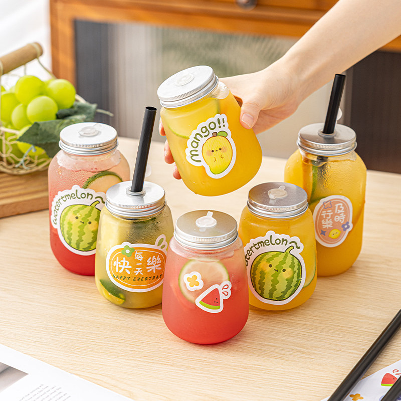胖胖瓶一次性PET外带杯透明新款
