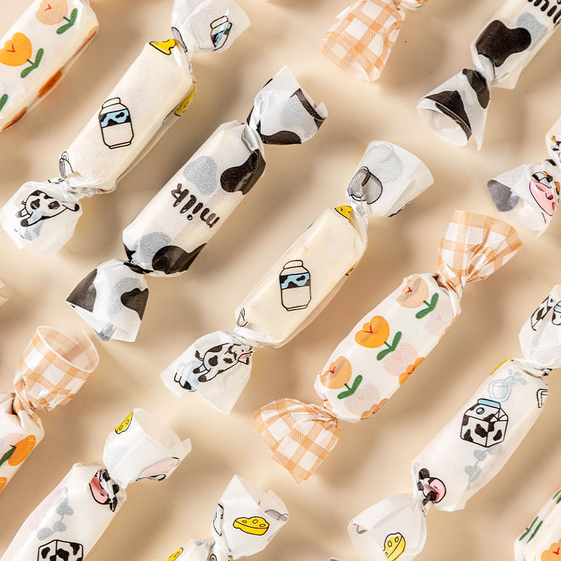 糖果包装纸牛轧糖太妃手工包自制食用糯米纸烘焙雪花酥可爱专用子