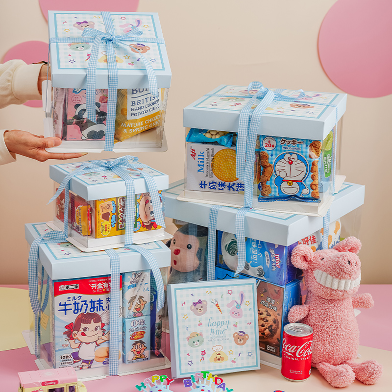 零食礼物蛋糕透明商用家用