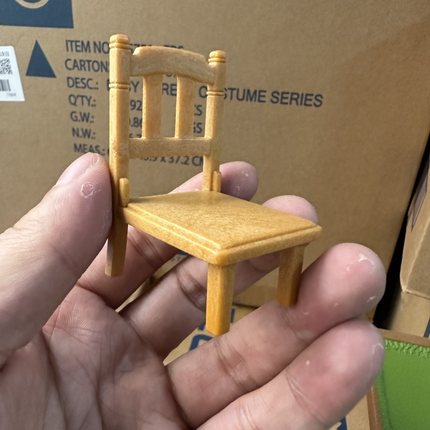 现货散货日本森贝儿家族过家家玩具公仔动物玩偶椅子