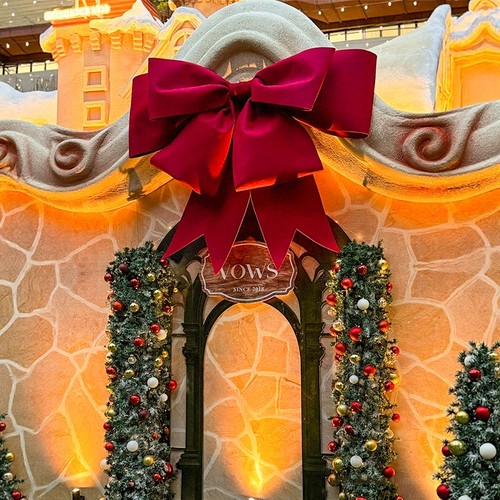 圣诞装饰品蝴蝶结丝带