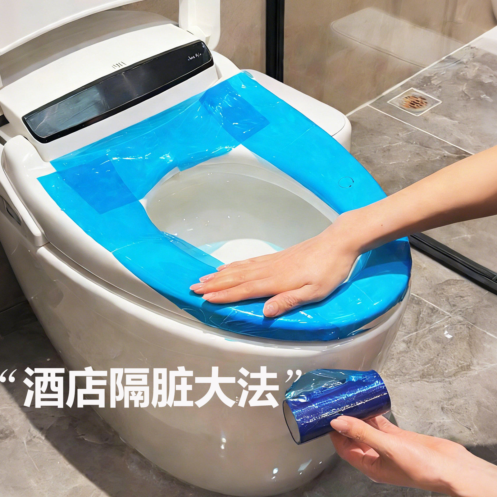 酒店一次性隔脏膜旅行出差马桶防水隔离膜便携式开关门把手隔污膜,户外/登山/野营/旅行用品,马桶垫,淘宝优惠券,粉丝福利购,淘宝优惠卷
