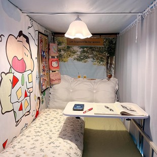 悬挂式led小夜灯插电款宿舍床上用台灯床头阅读灯护眼学生寝室灯