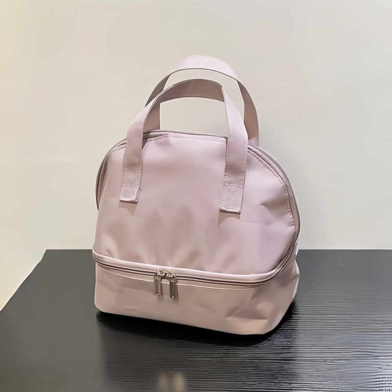 双层分区大容量饭盒袋