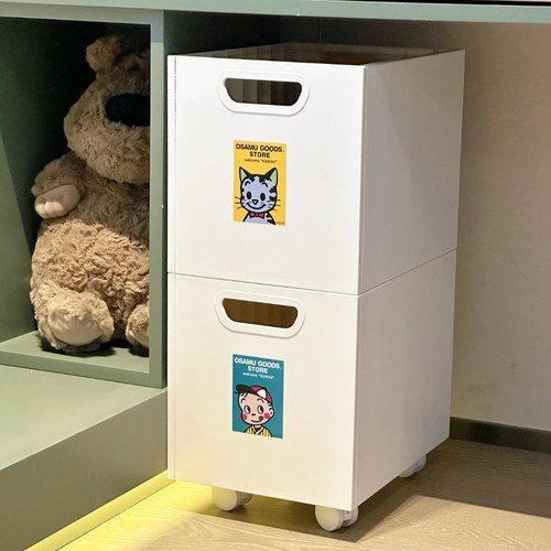 桌下置物架带轮储物箱