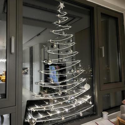 圣诞节树珍珠链手工diy