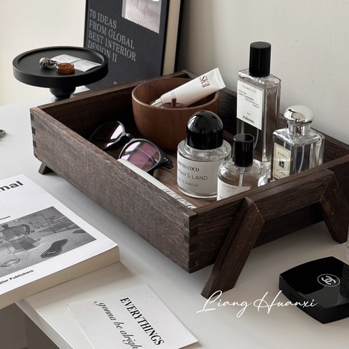 中古风桌面香水置物架