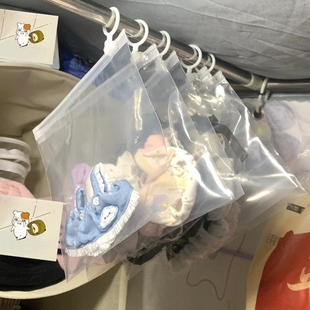 棉花娃娃衣服假发收纳防尘袋20cm八分bjd娃衣裙子小配件收纳袋