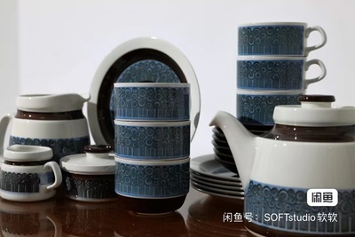 中古 瑞典 Rostrand 咖啡茶套具