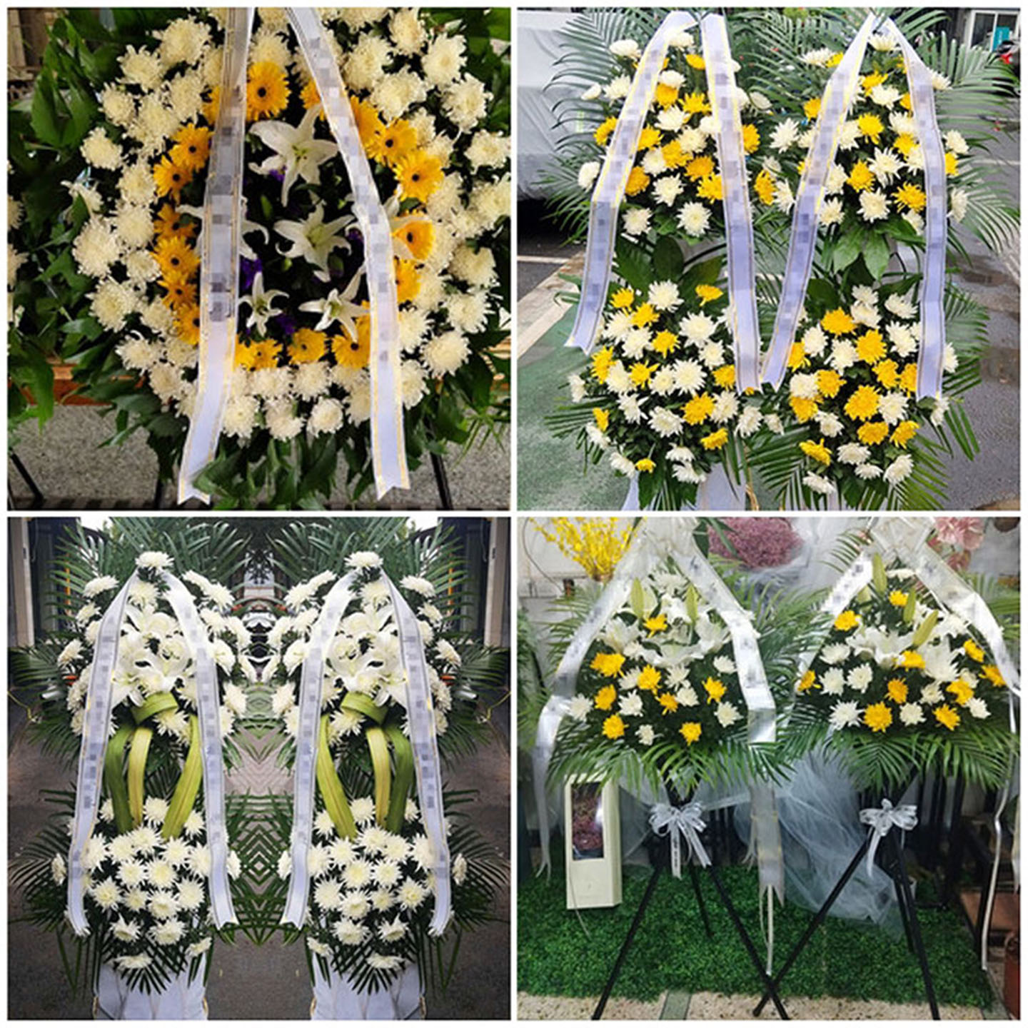 鹰潭市月湖区余江区鲜花速递同城配送白事花圈丧事花蓝祭奠殡仪馆