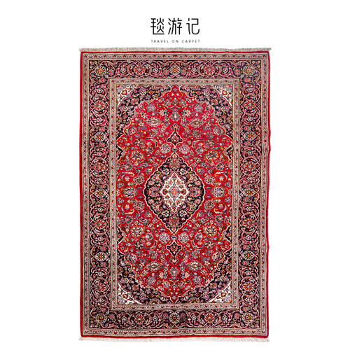 毯游记 伊朗进口传统羊毛地毯复古手工Heris波斯地毯300x200CM