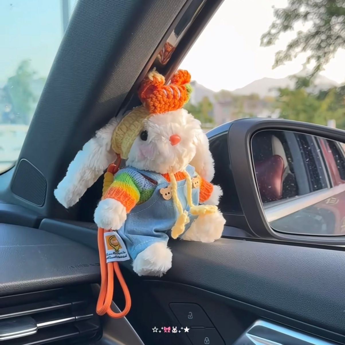 小红书钥匙扣露丝同款邦尼兔挂件玩偶可爱挂饰高颜值多巴胺萌物