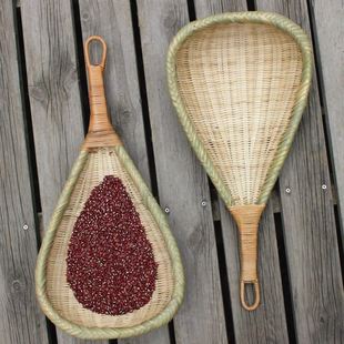 竹编制品竹漏勺厨房家用沥水竹篮子竹筐竹筛子淘米勺子捞勺火锅勺