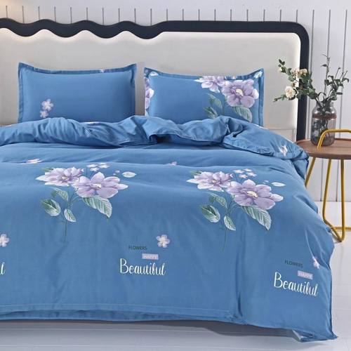 100%纯磨毛被套单件150x200x230被单春秋卡通被罩不起球不掉色