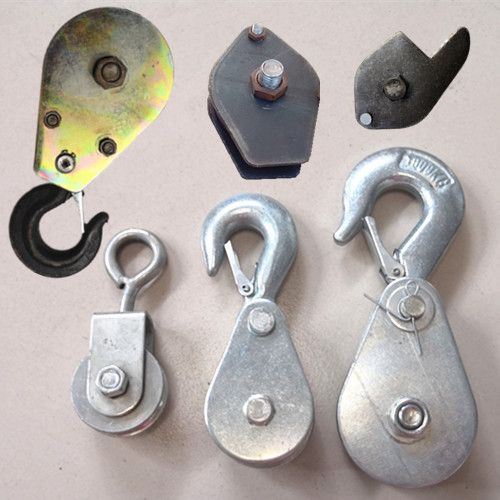 钢丝绳轴承滑轮微型电动葫芦下钩吊钩吊环滑轮焊接滑轮起重滑车