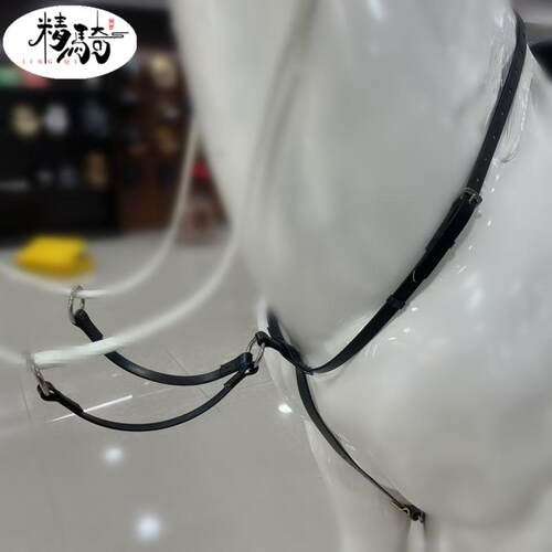 骑马装备低头革马胸戴马具马术