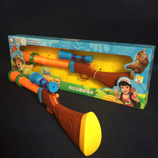 超长耐摔仿真猎枪男孩玩具枪光头强的发声玩具枪儿童玩具语音说话