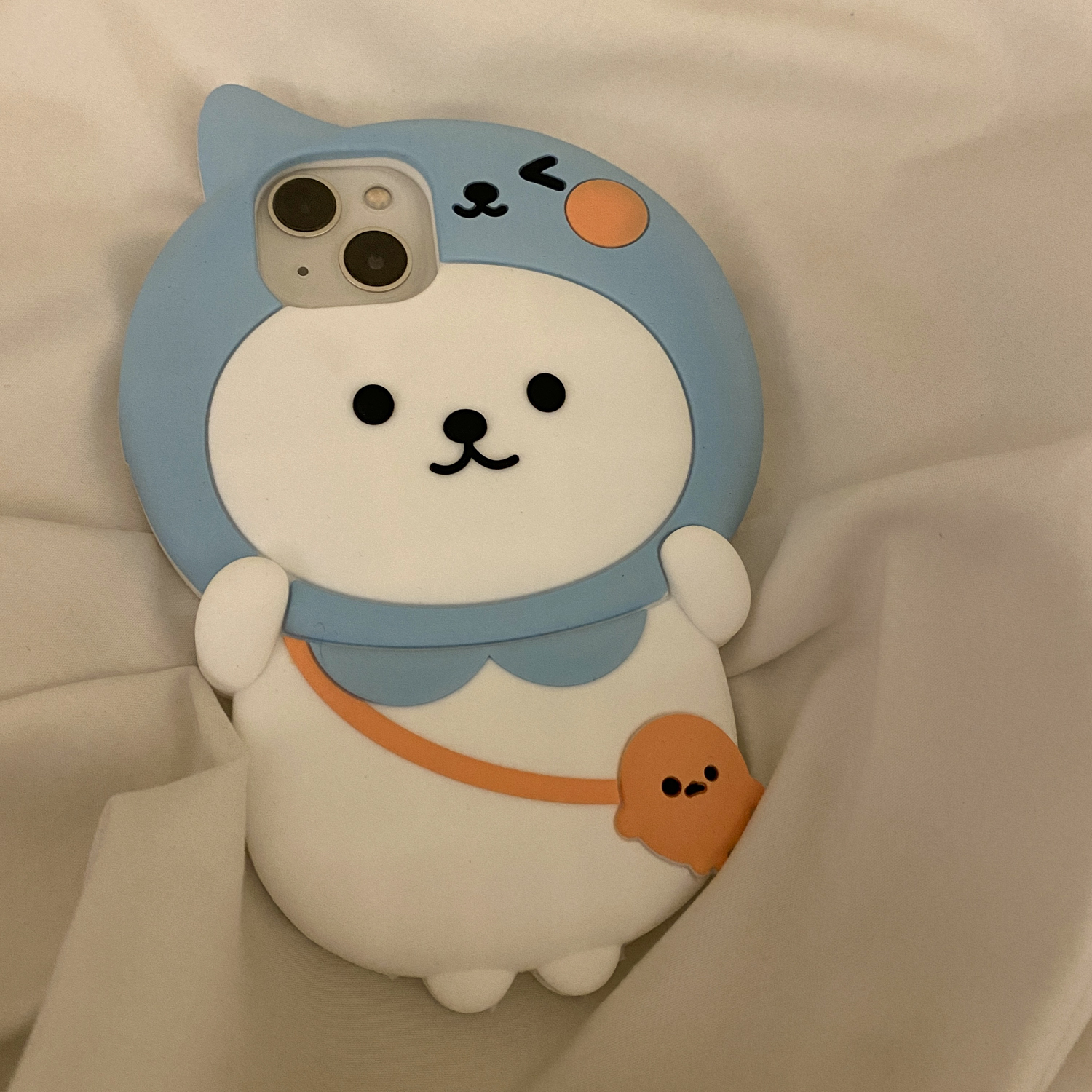 油桃日记可爱卡通自嘲小熊适用iPhone16proMax手机壳苹果13新款防摔15全包14韩ins风