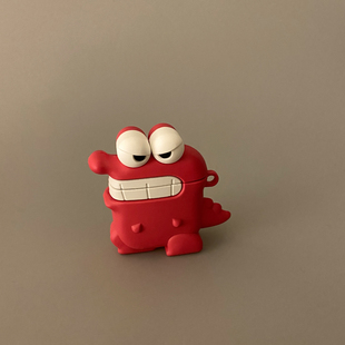 Pro保护壳1 油桃日记硅胶立体恐龙苹果适用AirPods 2代蓝牙耳机套AirPods3卡通可爱防摔创意