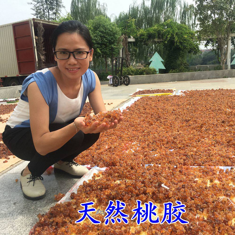 天然桃胶农家自摘食用桃胶桃花泪桃胶