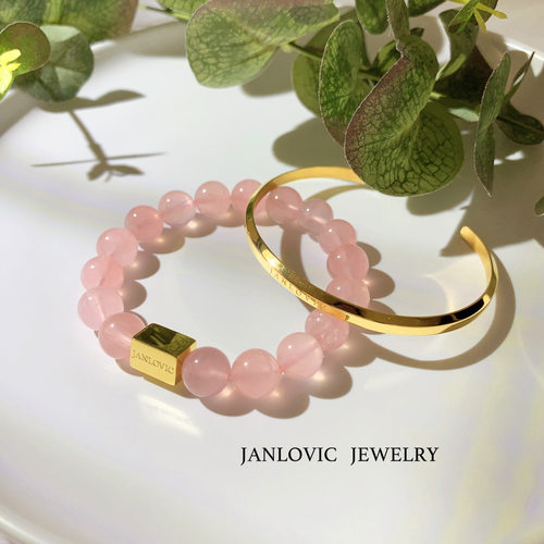 JANLOVIC马达加斯加粉晶手链