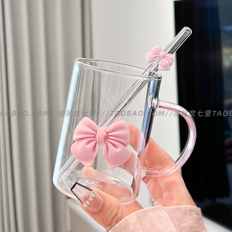 玻璃杯带把手杯子喝水高级感水杯家用待客茶杯,餐饮具,玻璃杯,淘宝优惠券,粉丝福利购,淘宝优惠卷