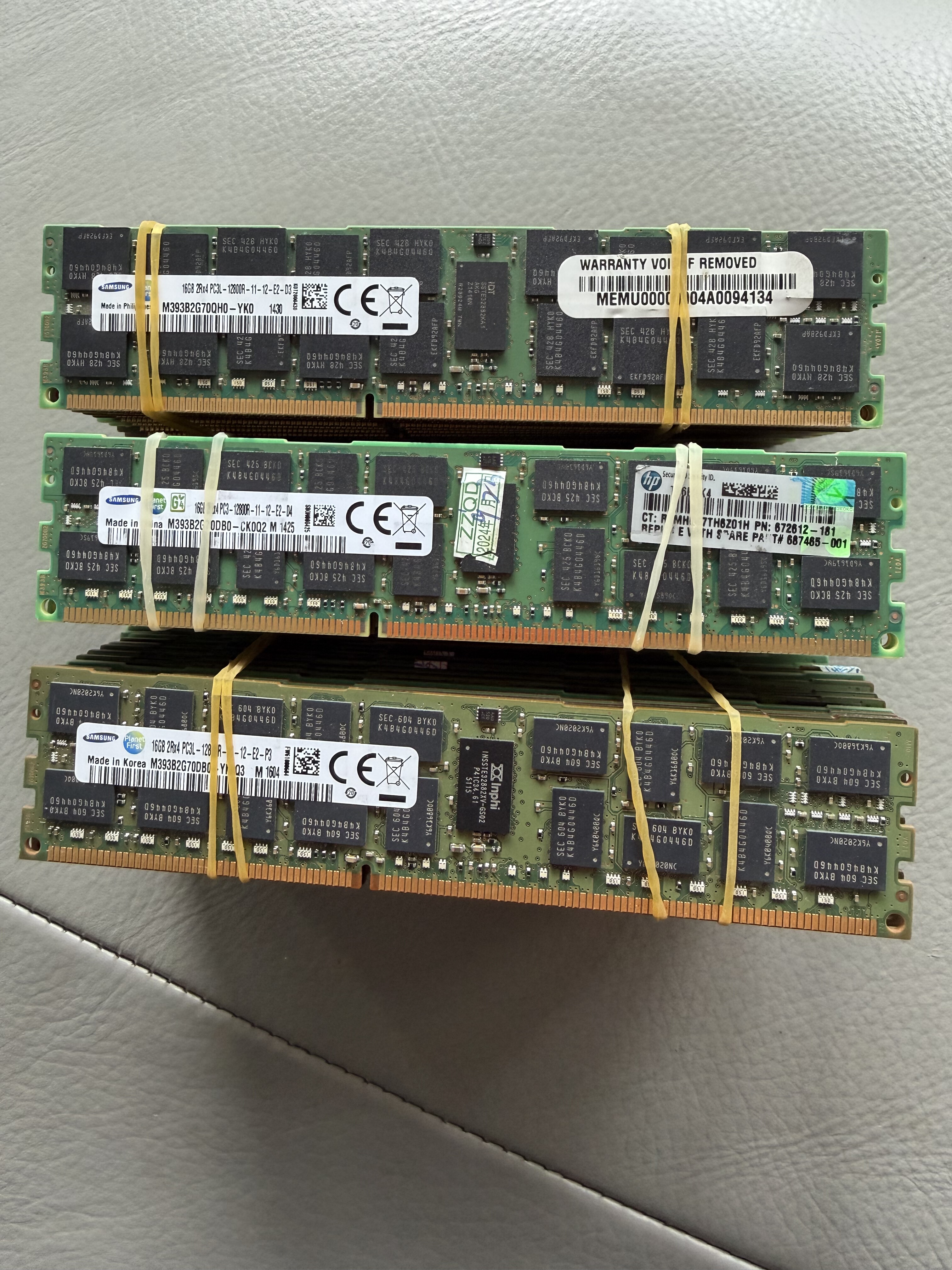 三星16G 1600 1866服务器内存条DDR3 PC3 2R