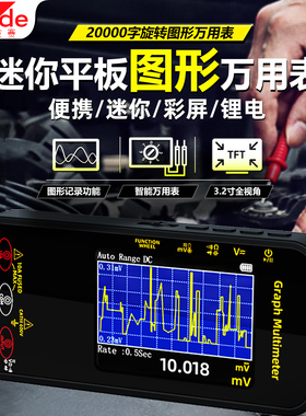 BSIDE-S500迷你图形万用表数字高精度电工专用全智能防烧万能表