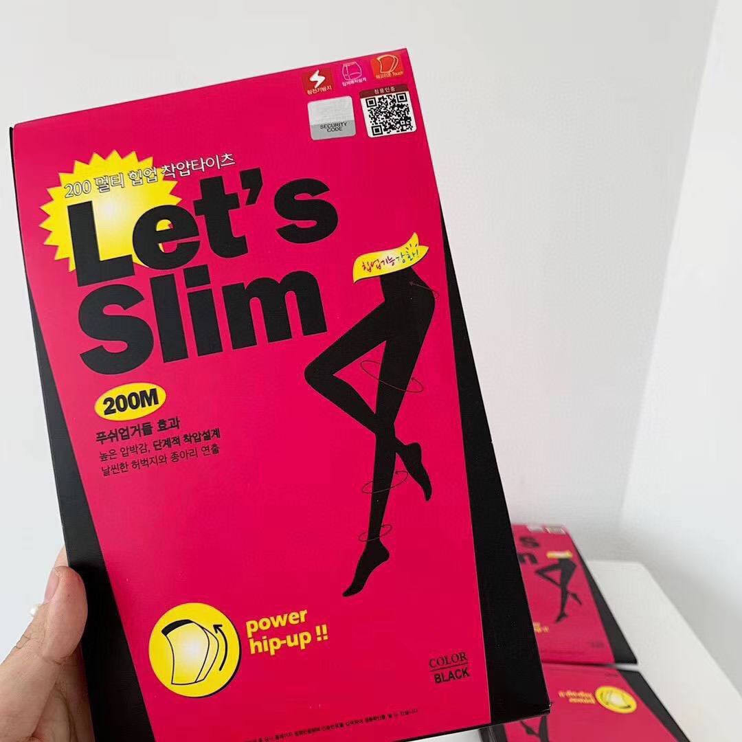 韩国lets slim瘦丝袜女腿袜薄压力裤春秋显瘦打底袜美腿塑形光腿