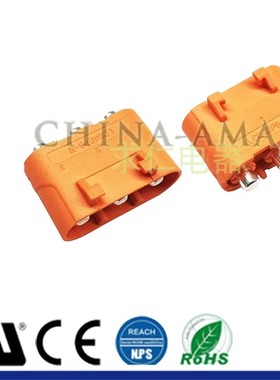 AmaSS新品直流插头 LCC40PB-M公座平替泰科安德森MOLEX进口连接器
