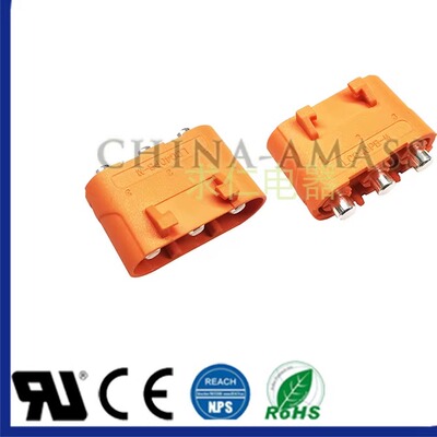 AmaSS新品直流插头 LCC40PB-M公座平替泰科安德森MOLEX进口连接器