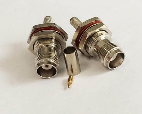 插头tnc-kf3 外螺内孔接头 母头 带防水胶圈,密封性好 天线