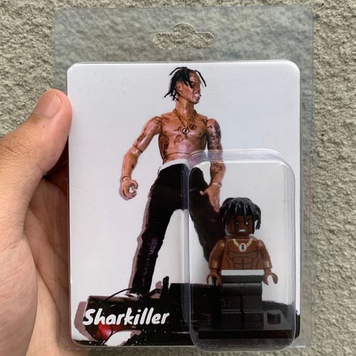 Travis Scott积木《Rodeo》积木挂件蟑螂侠积木Sharkiller积木