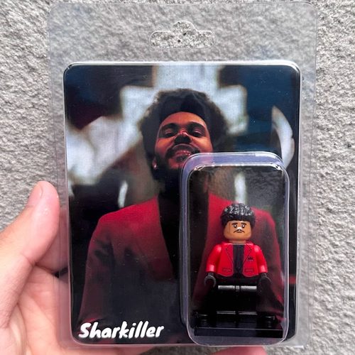 TheWeeknd积木盆栽哥积木人仔