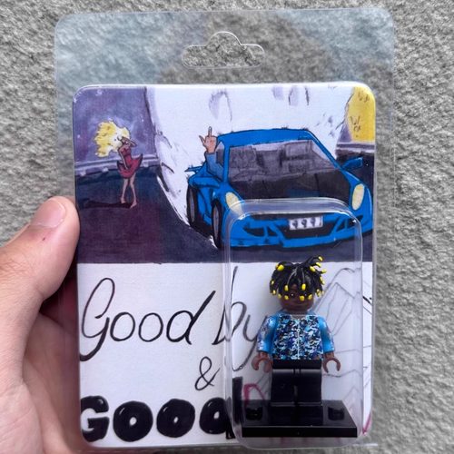 Juice Wrld积木挂件果汁积木Juice Wrld人仔钥匙扣Sharkiller积木