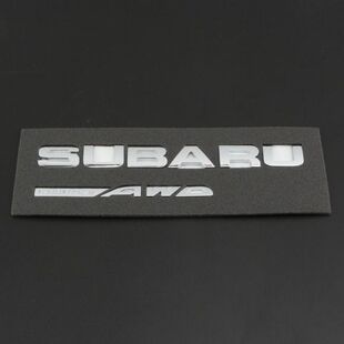适用于斯巴鲁森林人改装车标SUBARU FORESTER AWD英文标sti尾标贴