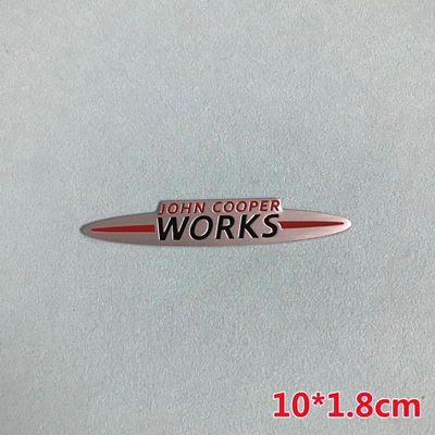 适用迷你MINI改装JOHN COOPER WORKS金属车贴 汽车装饰铭牌铝贴