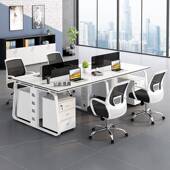 办公家具桌椅简约2 6人位职员工位桌组合屏风工位卡位现货现代