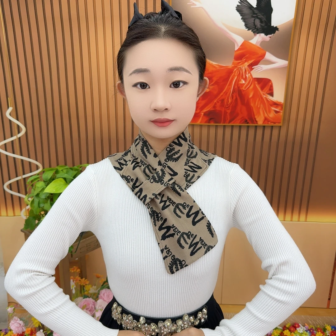 秋冬护颈椎脖套保暖防寒围巾德绒带兜防风丝巾暖宝宝小围脖假领子