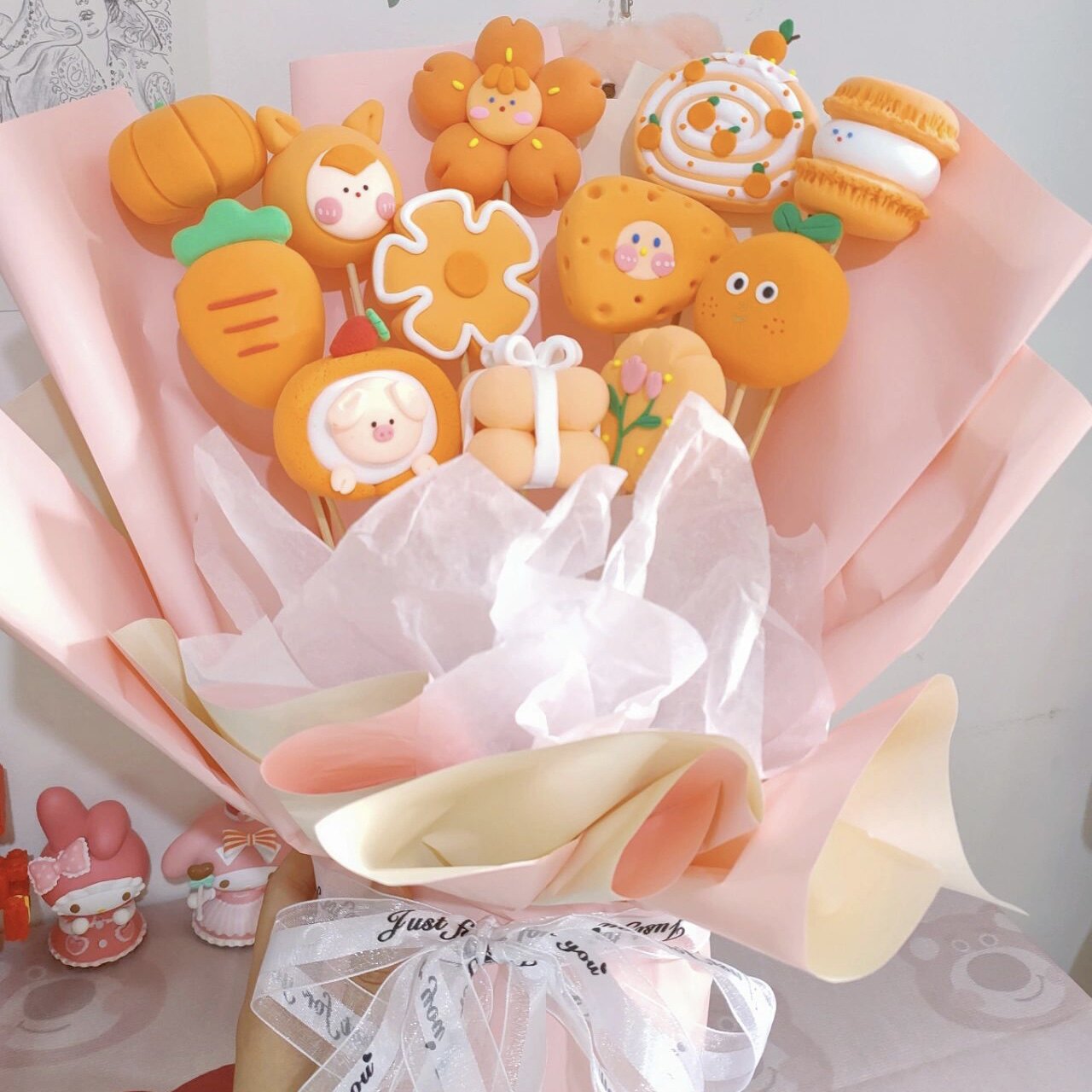 手工儿童diy橡皮泥花束装饰品粘土创意立体礼物太空泥自制材料包