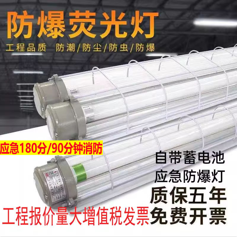 防爆LED应急灯1.2米长条密闭