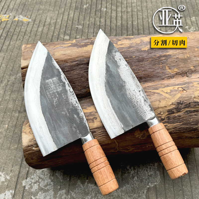 亞英鍛打分割刀賣肉檔專用切肉刀