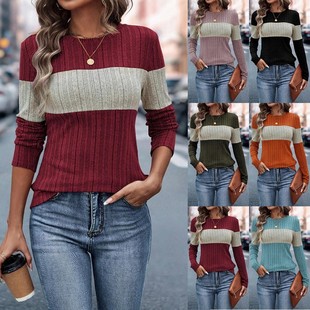 Long Sleeve Fall Sweaters Outfits 2025 Tops Shirts Women