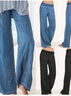 S-5XL women plus size jeans 2019 casual lady loose pants女裤