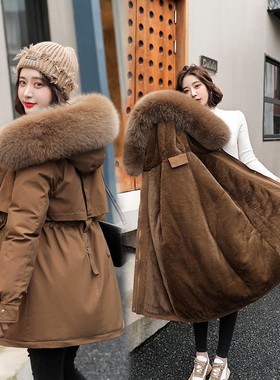 Winter Jacket 2023 New Women Parka Clothes Long Coat Wool Li