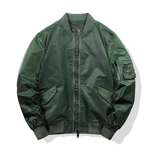 Men autumn army green bomber jacket women coats zipper 外套